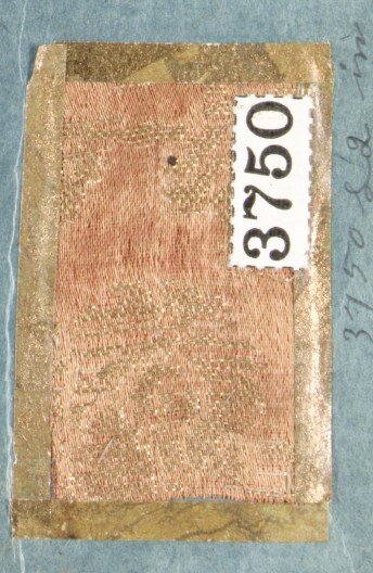 Old Archival Label Number 3750