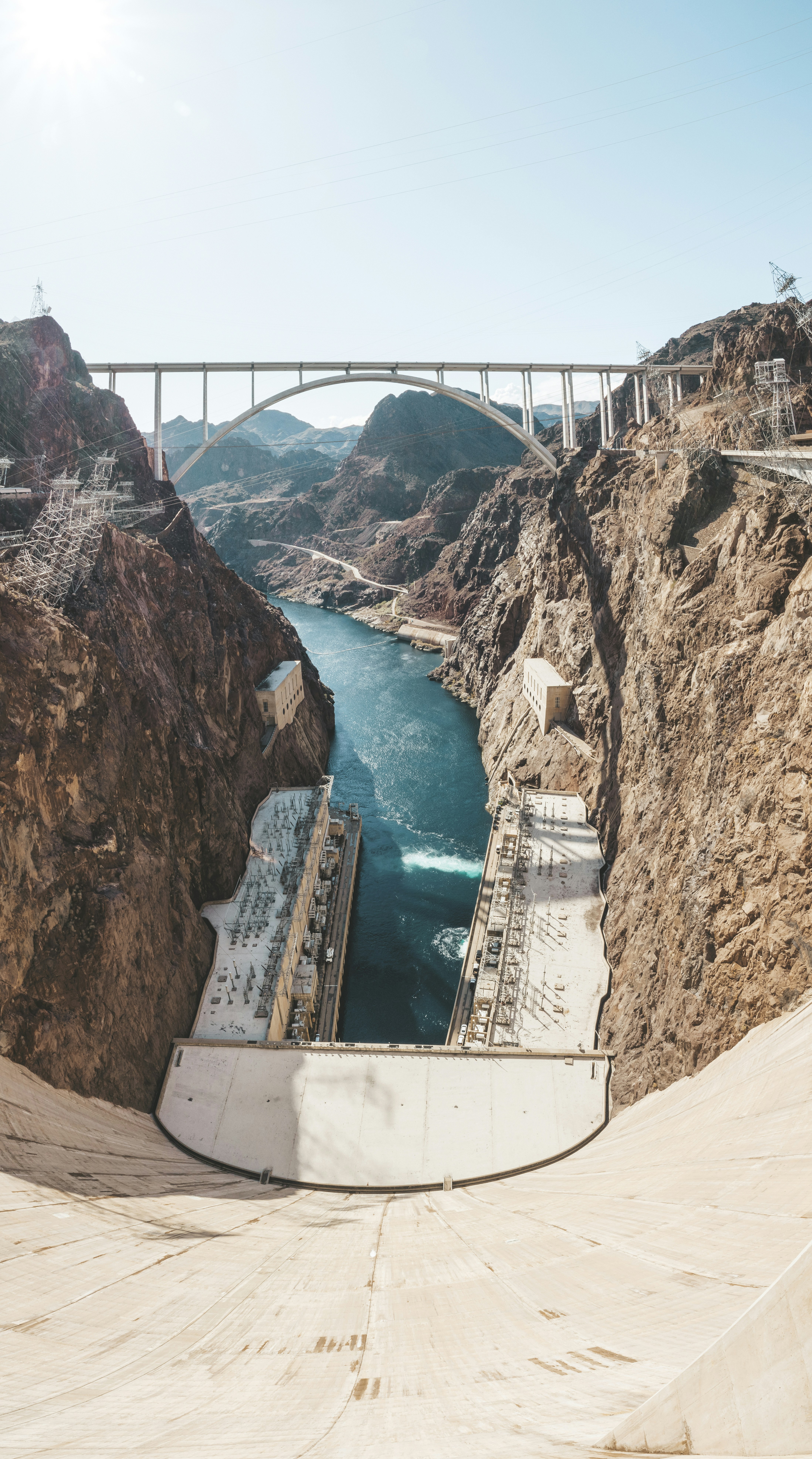 Hoover Dam Downstream View
