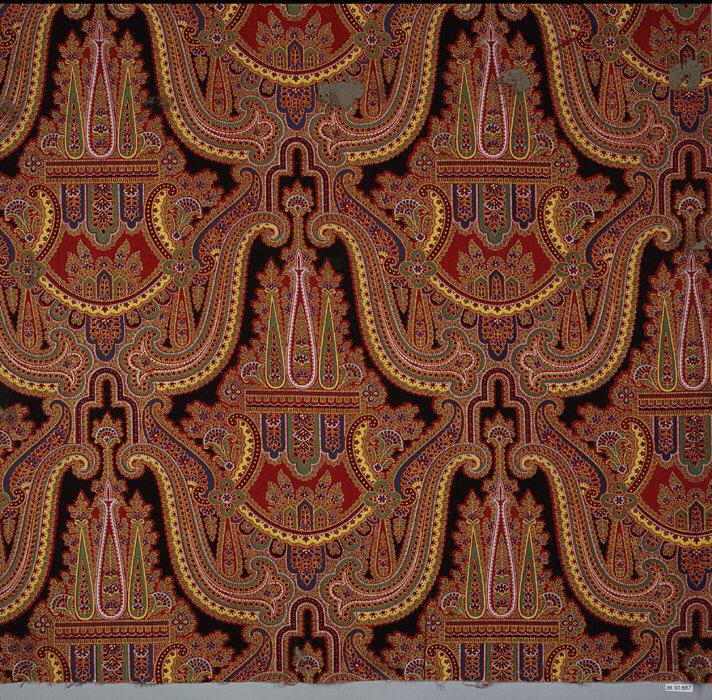 Vintage Paisley Pattern Textile
