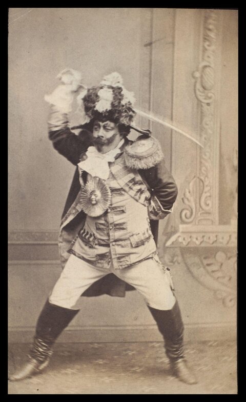 Victorian Stage Actor Costume Portrait