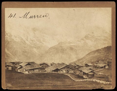 Mürren Alpine Village Landscape