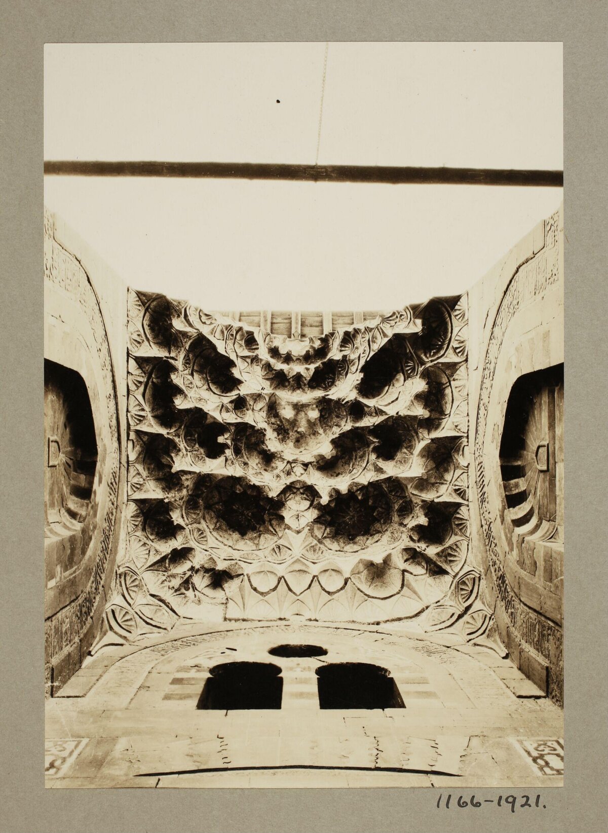 Ornate Carved Stone Entry Vault