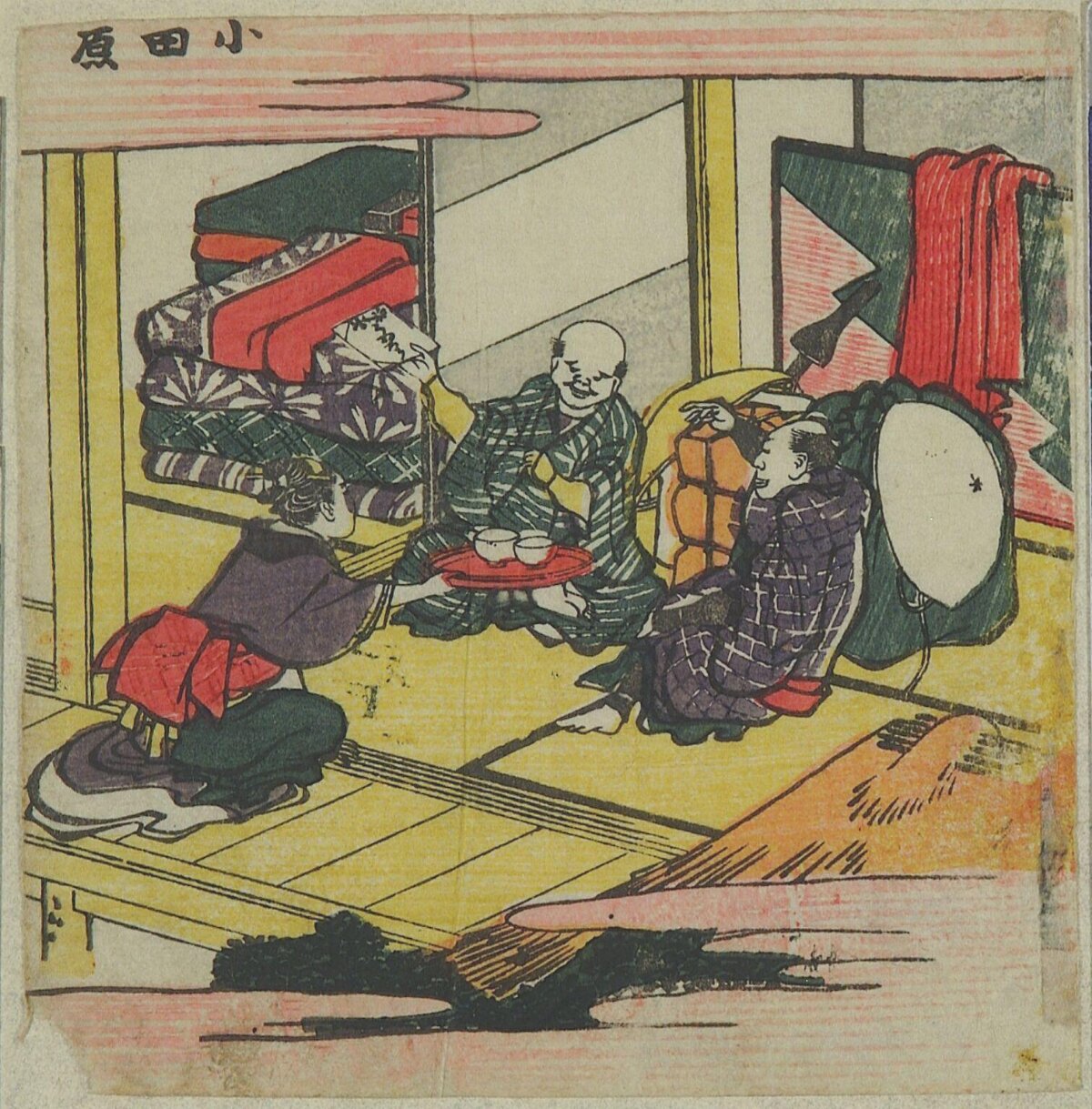 Odawara Japanese Ukiyo-e Scene