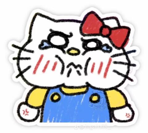 Angry Hello Kitty Doodle
