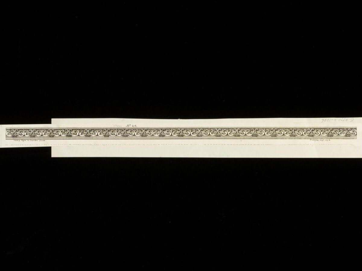 Antique Engraved Decorative Border