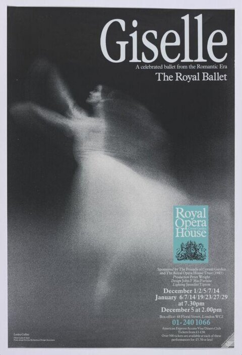 Royal Ballet Giselle Performance Poster