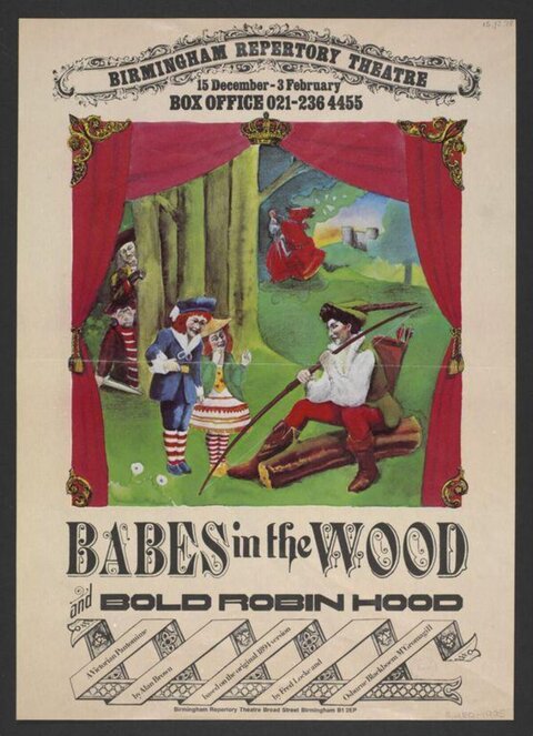 Babes in the Wood Pantomime Poster