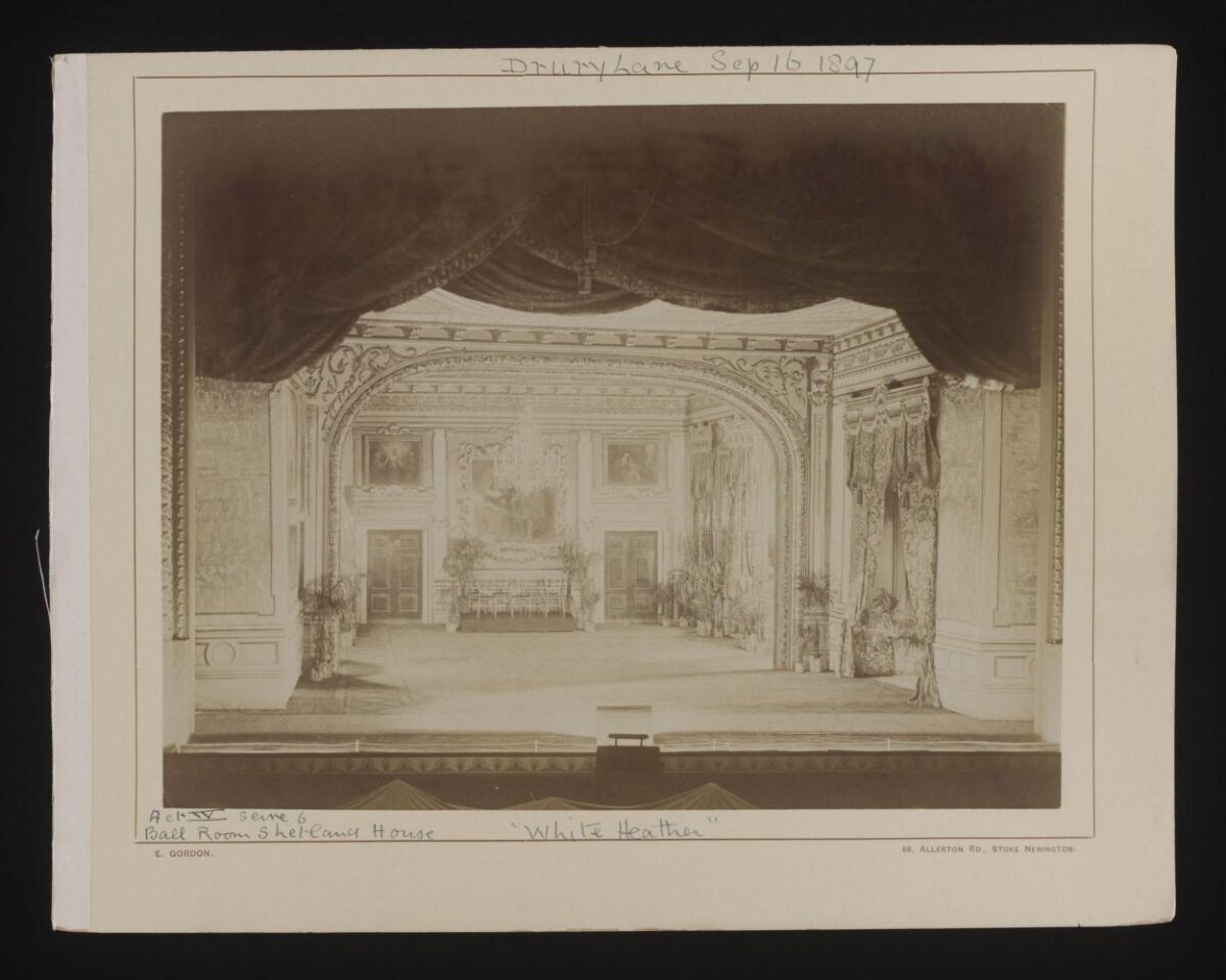 1897 Drury Lane Ballroom Stage Set