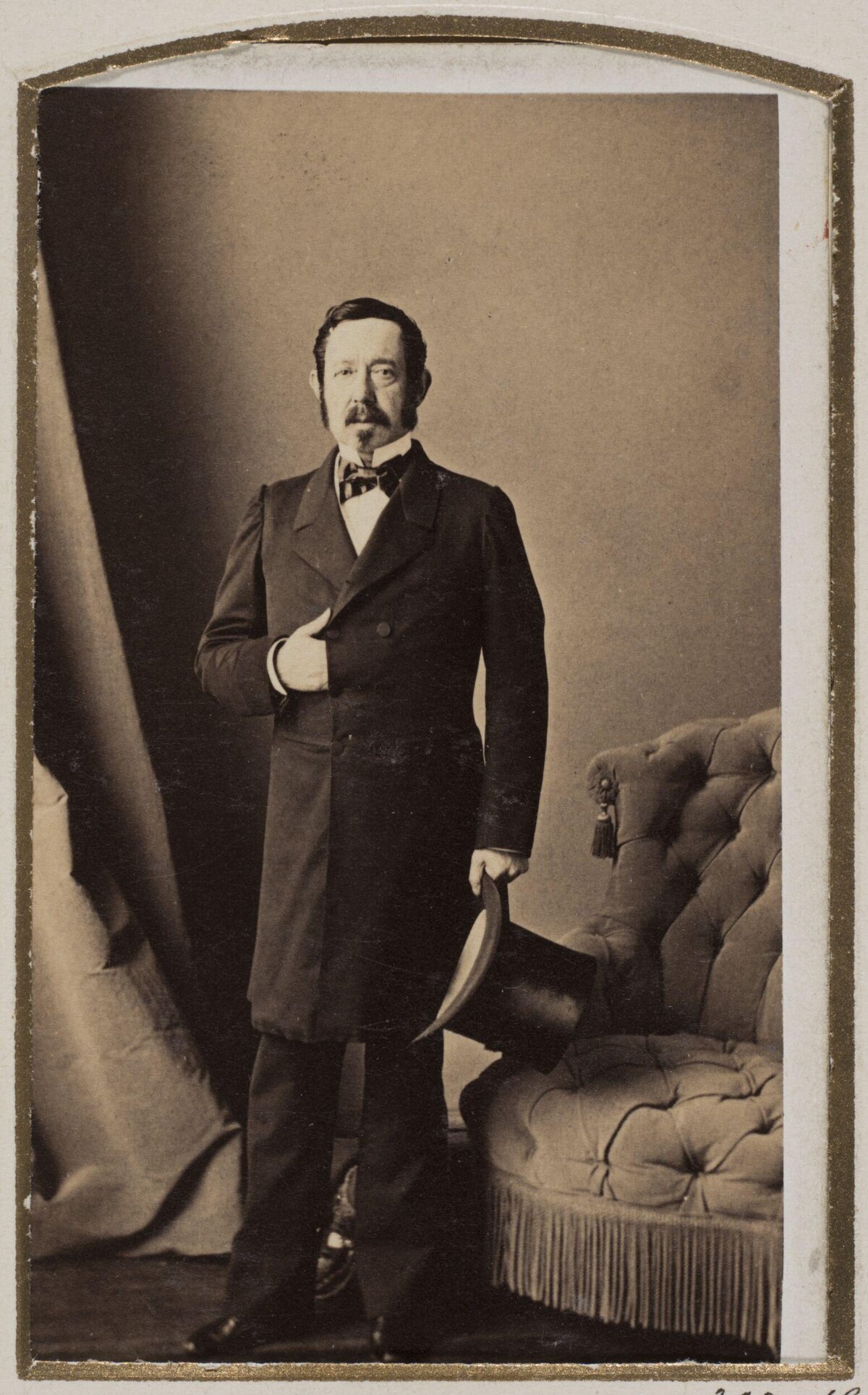Vintage Portrait of 19th Century Gentleman