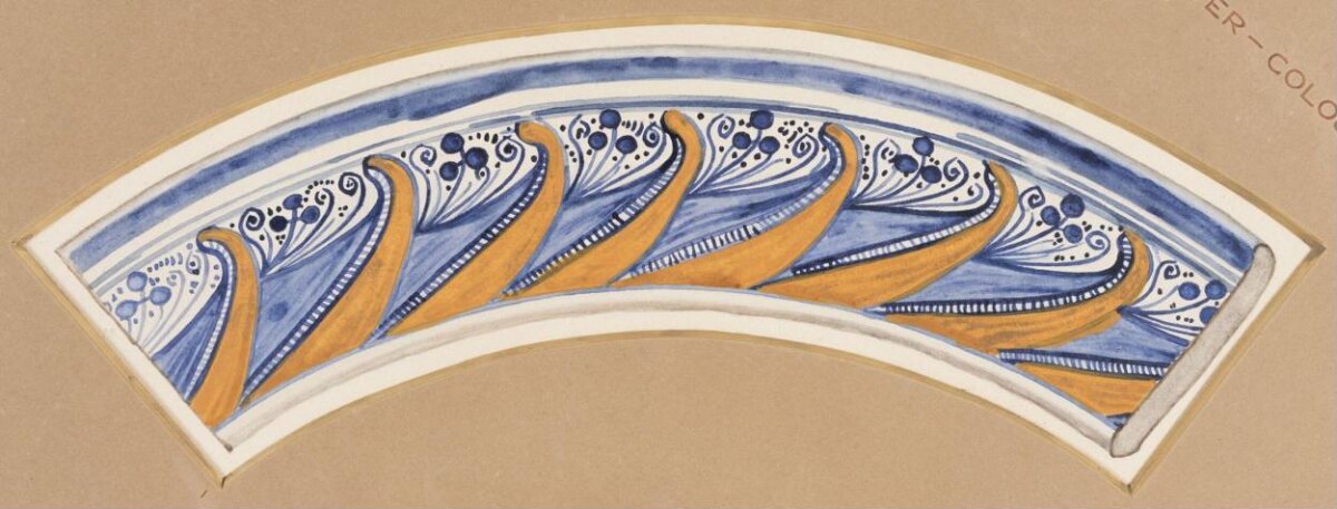 Fan-shaped Decorative Pattern Design