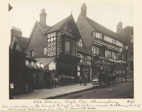 Old Houses at Wyle Cop Shrewsbury