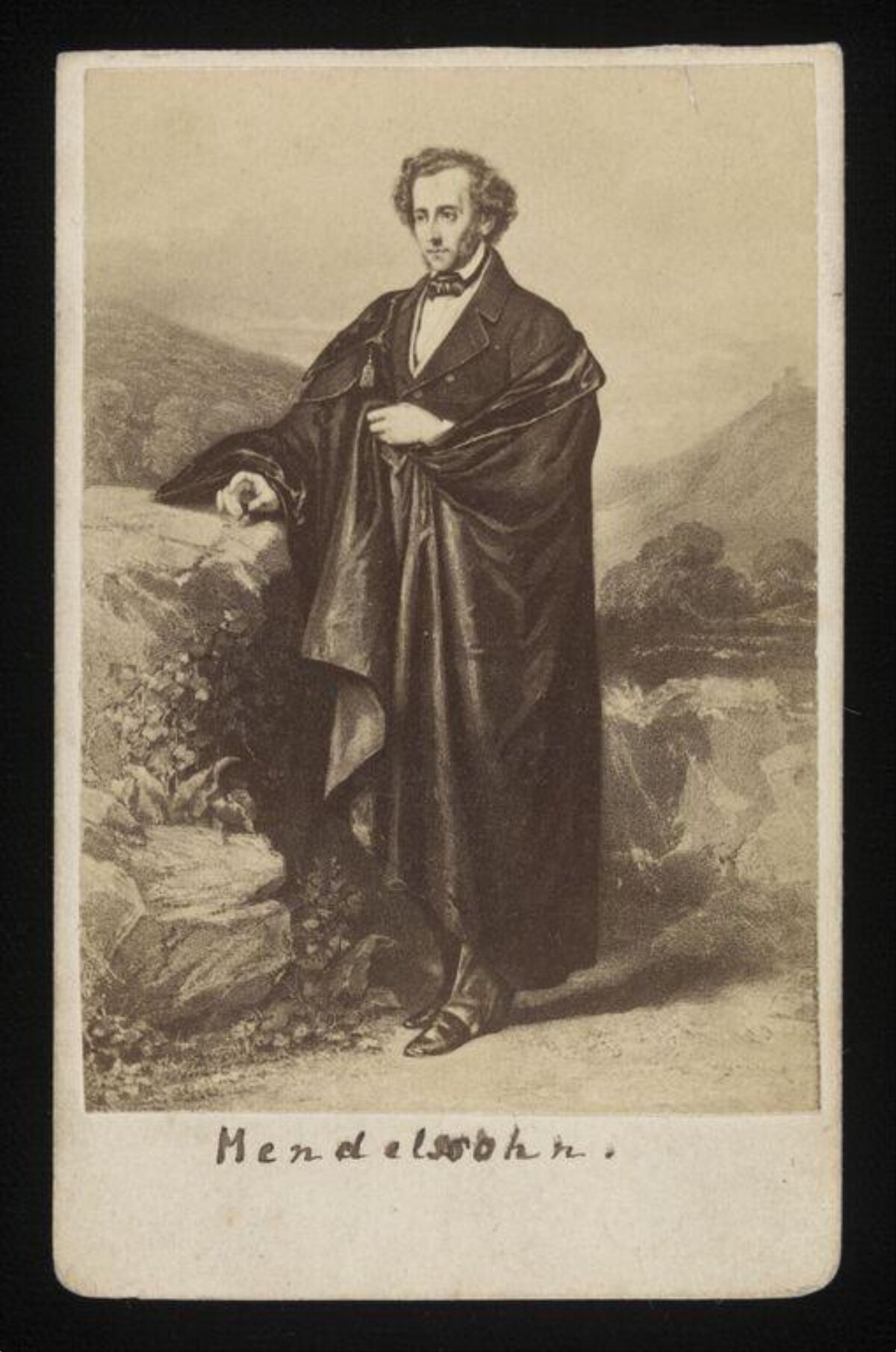 Portrait of Felix Mendelssohn