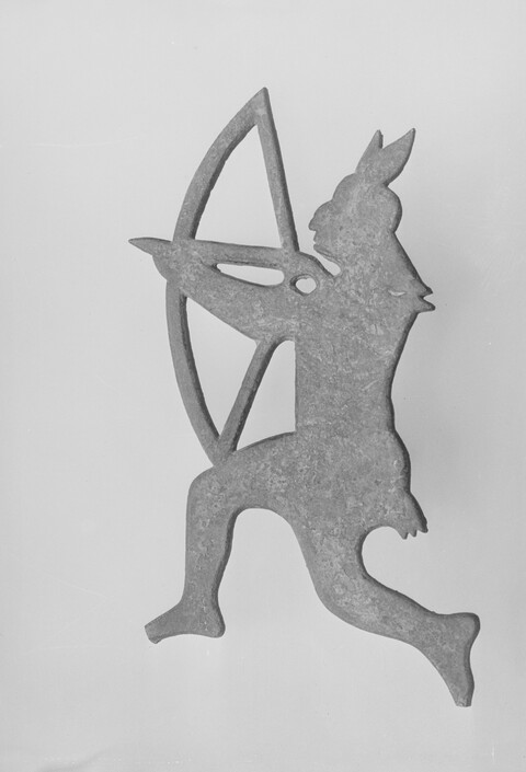 Ancient Bronze Archer Ornament