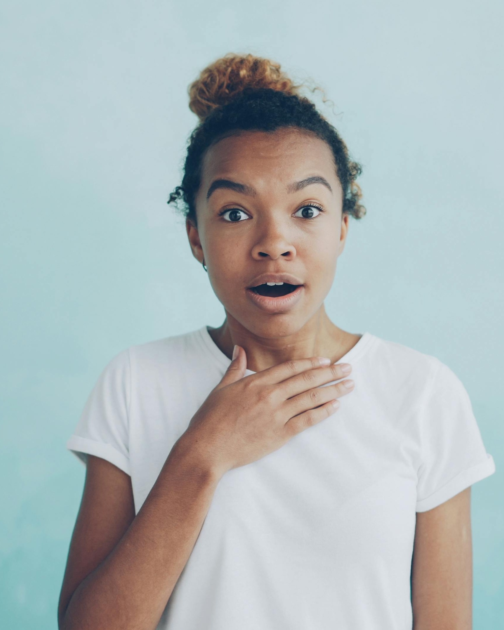 Surprised Young Woman