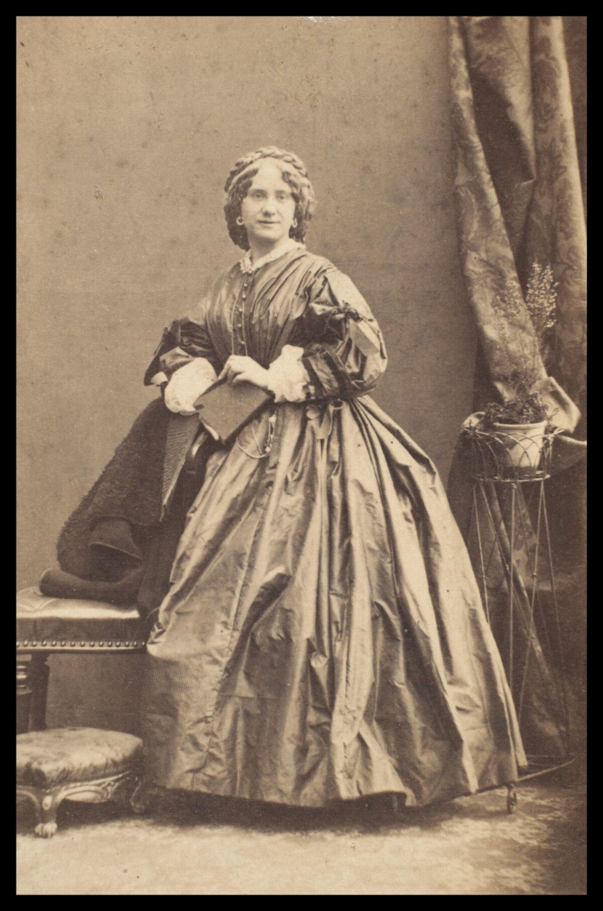 Victorian Woman Studio Portrait