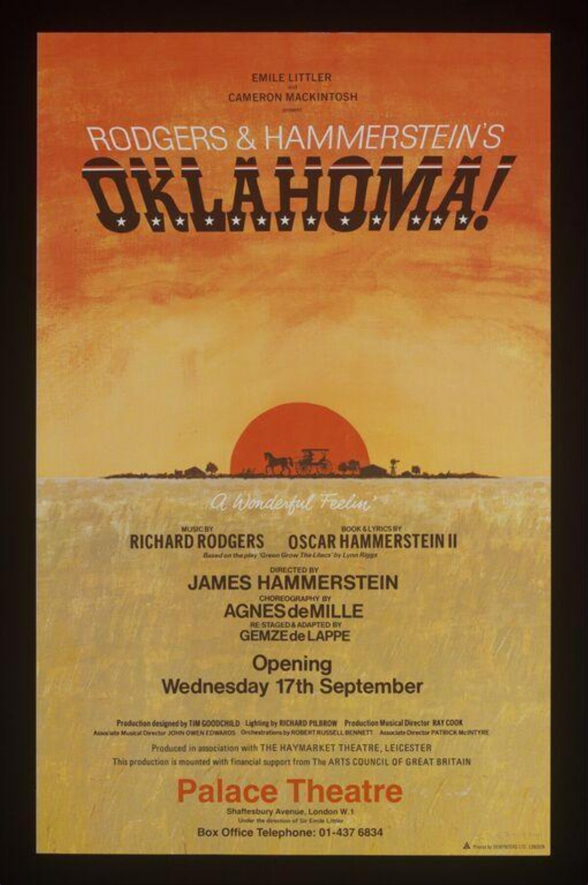 Oklahoma! Musical Poster