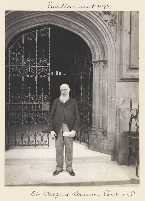 Sir Wilfrid Lawson at Parliament 1897
