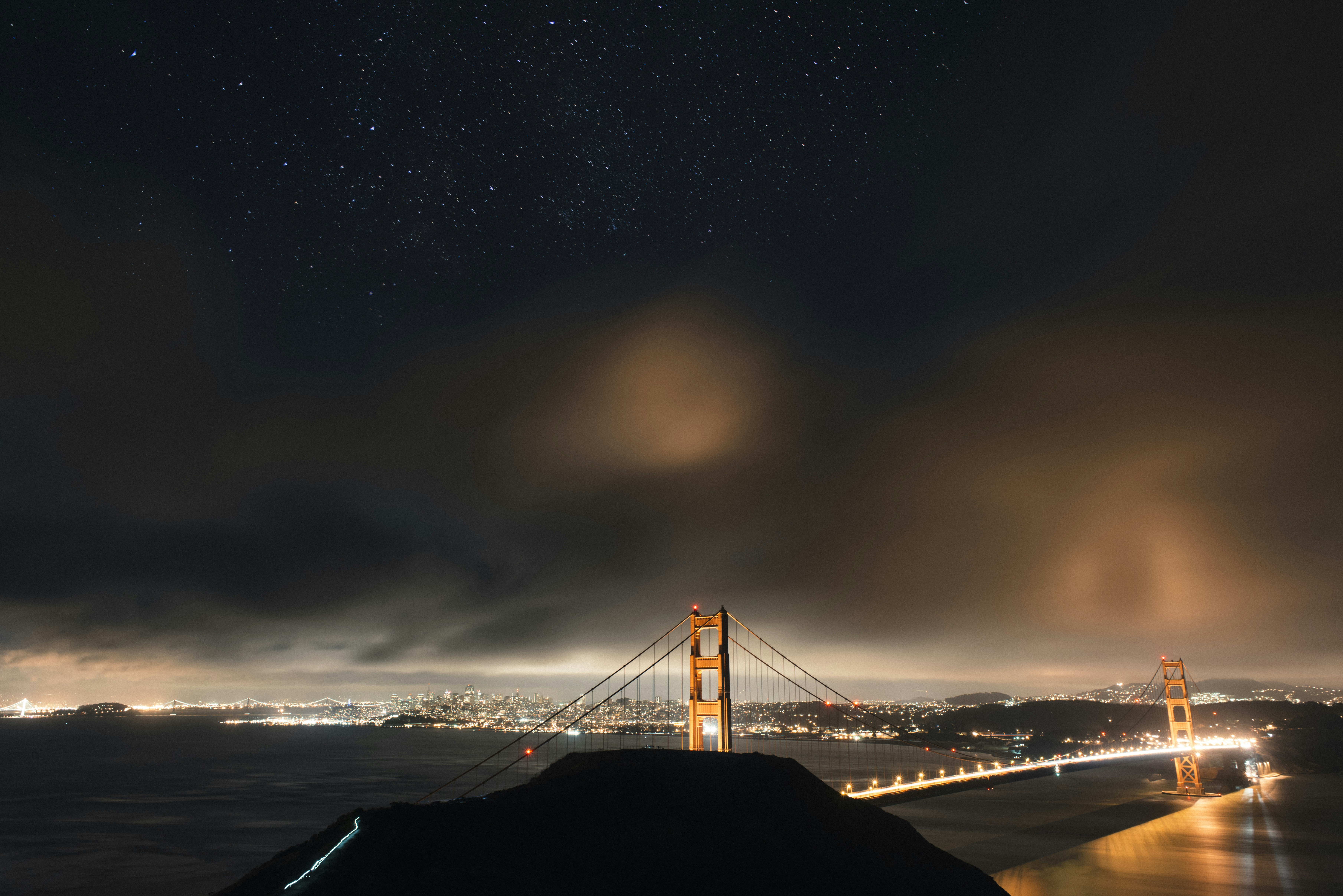 Golden Gate Bridge Night View