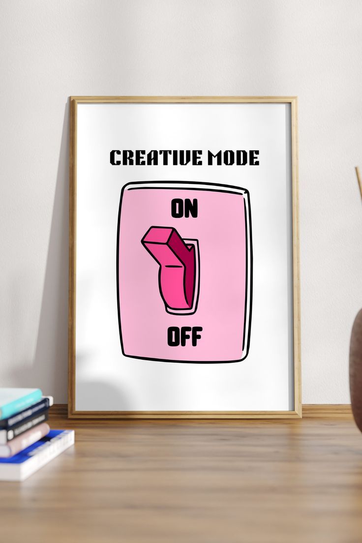 Creative Mode On Framed Wall Art
