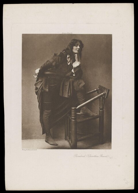 Portrait of Dorothea Baird as Rosalind