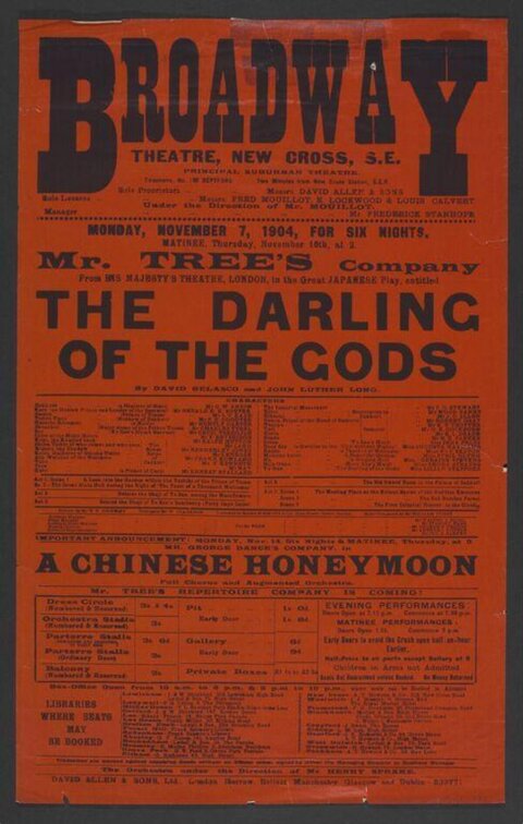 1904 Broadway Theatre Play Poster