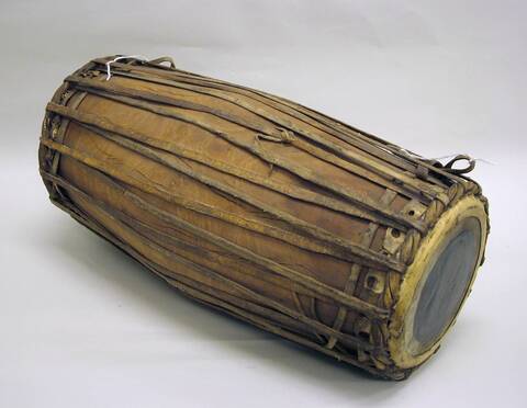 Vintage Handmade Wooden Drum
