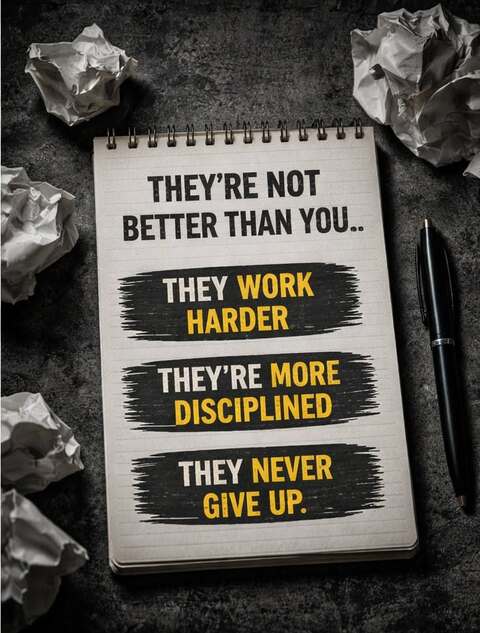 Motivational Quote on Spiral Notepad