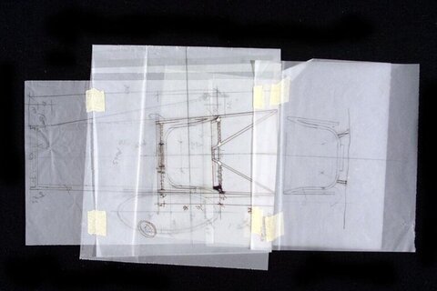 Overlapping Architectural Design Sketches