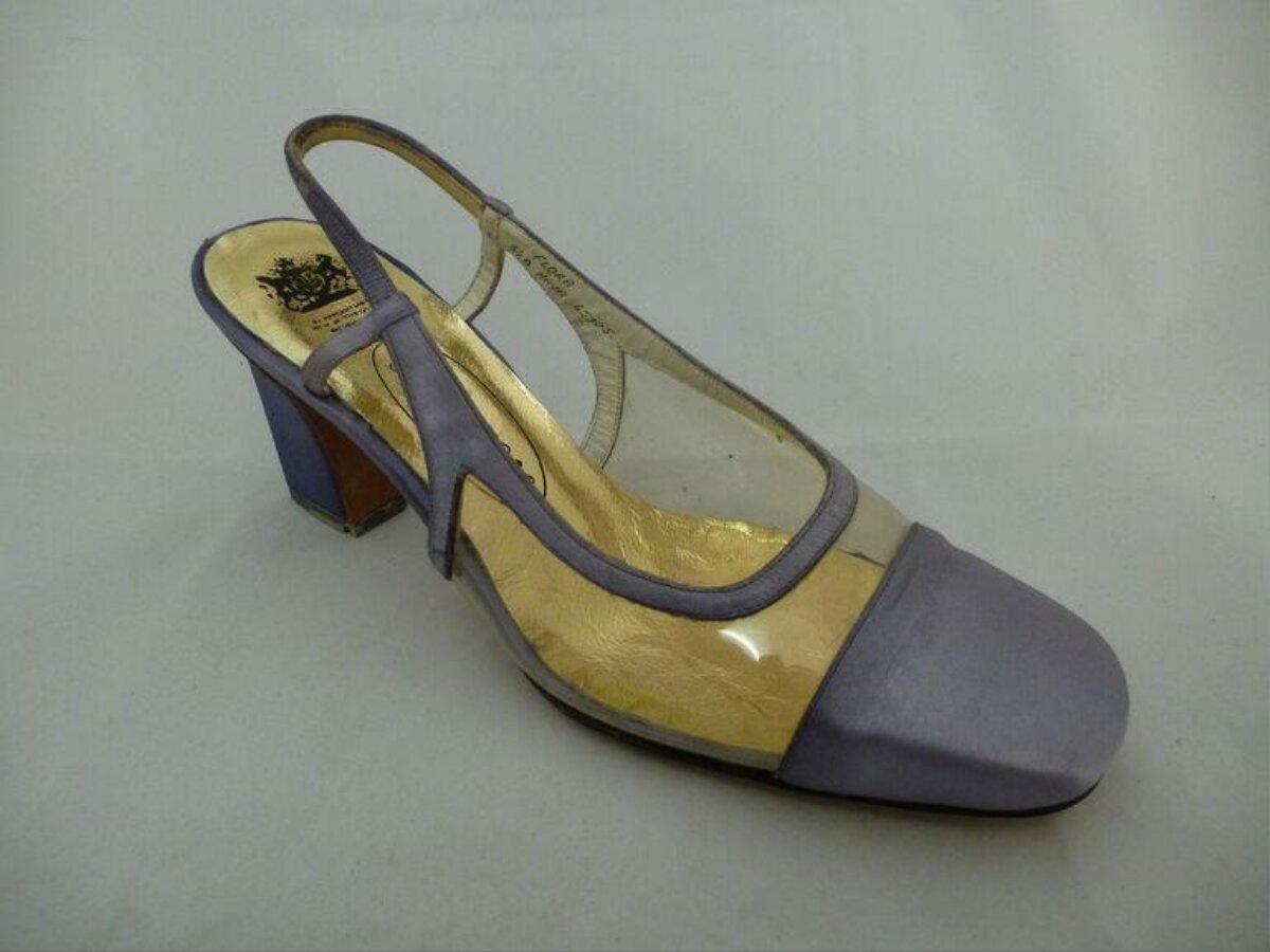 Lavender Slingback High Heel Shoe