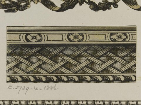 Engraving of Decorative Architectural Border