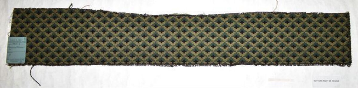 Geometric Patterned Fabric Swatch