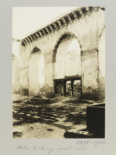 1926 Photo of Ruined Arched Hall
