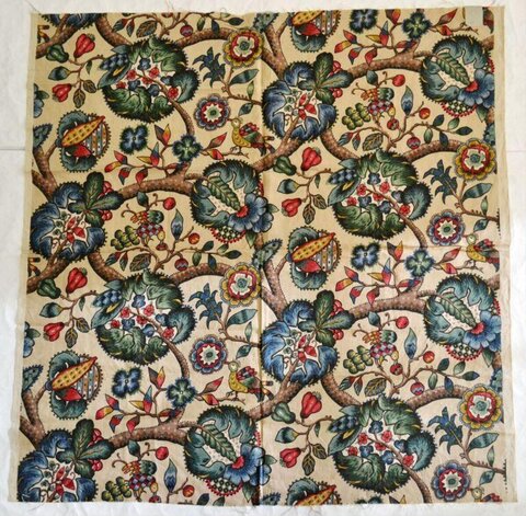 Vintage Tree Floral Print Fabric