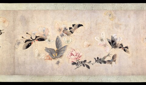 Traditional Chinese Butterfly Flower Painting