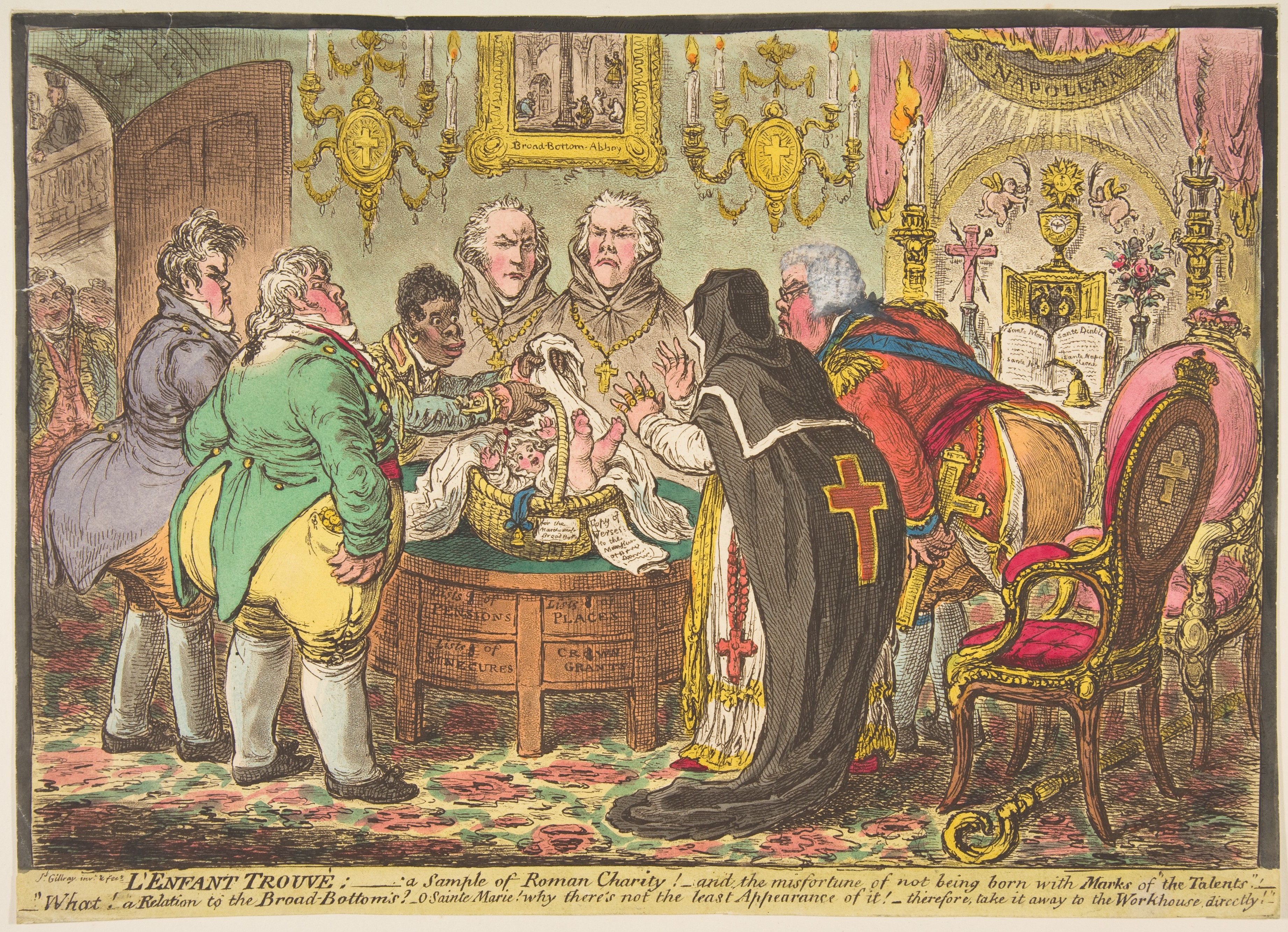 19th Century Political Satire Cartoon