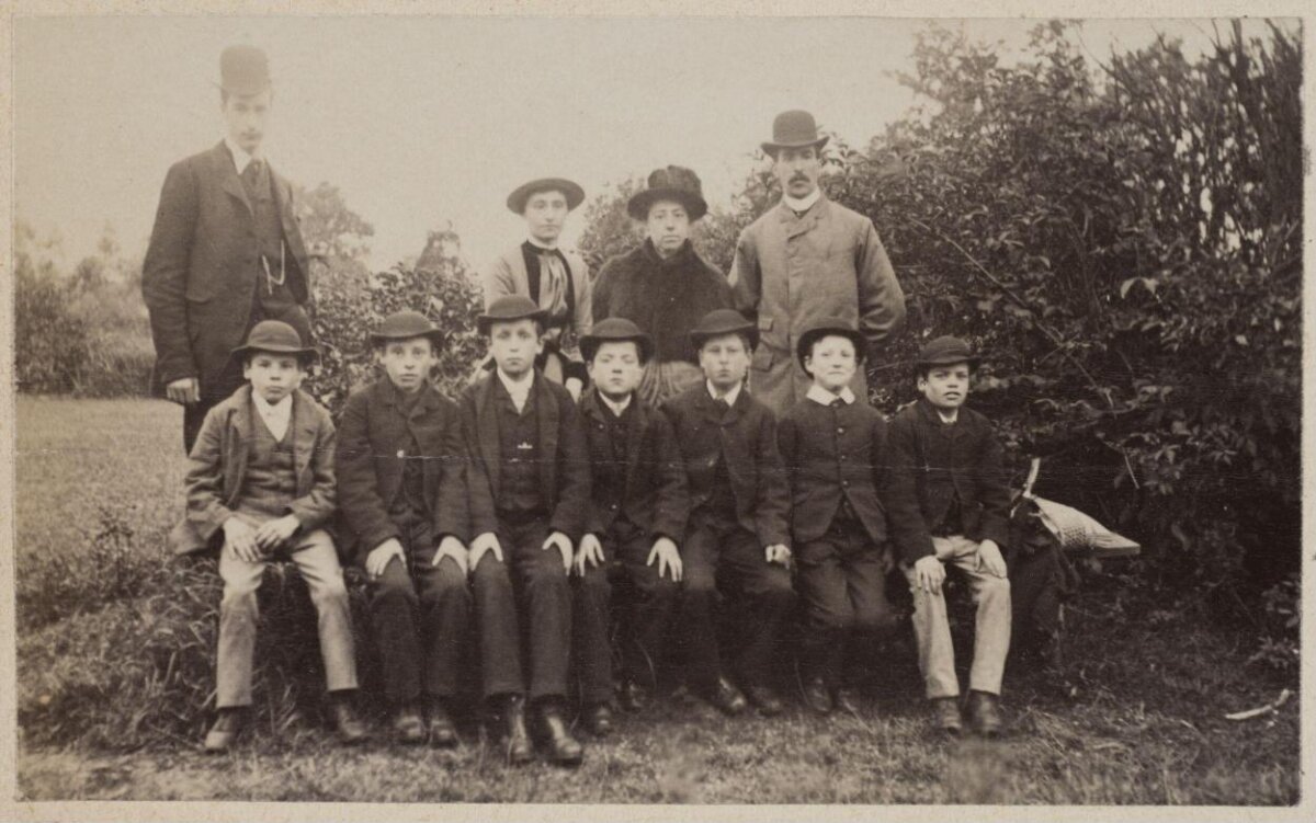 Vintage Outdoor Group Portrait