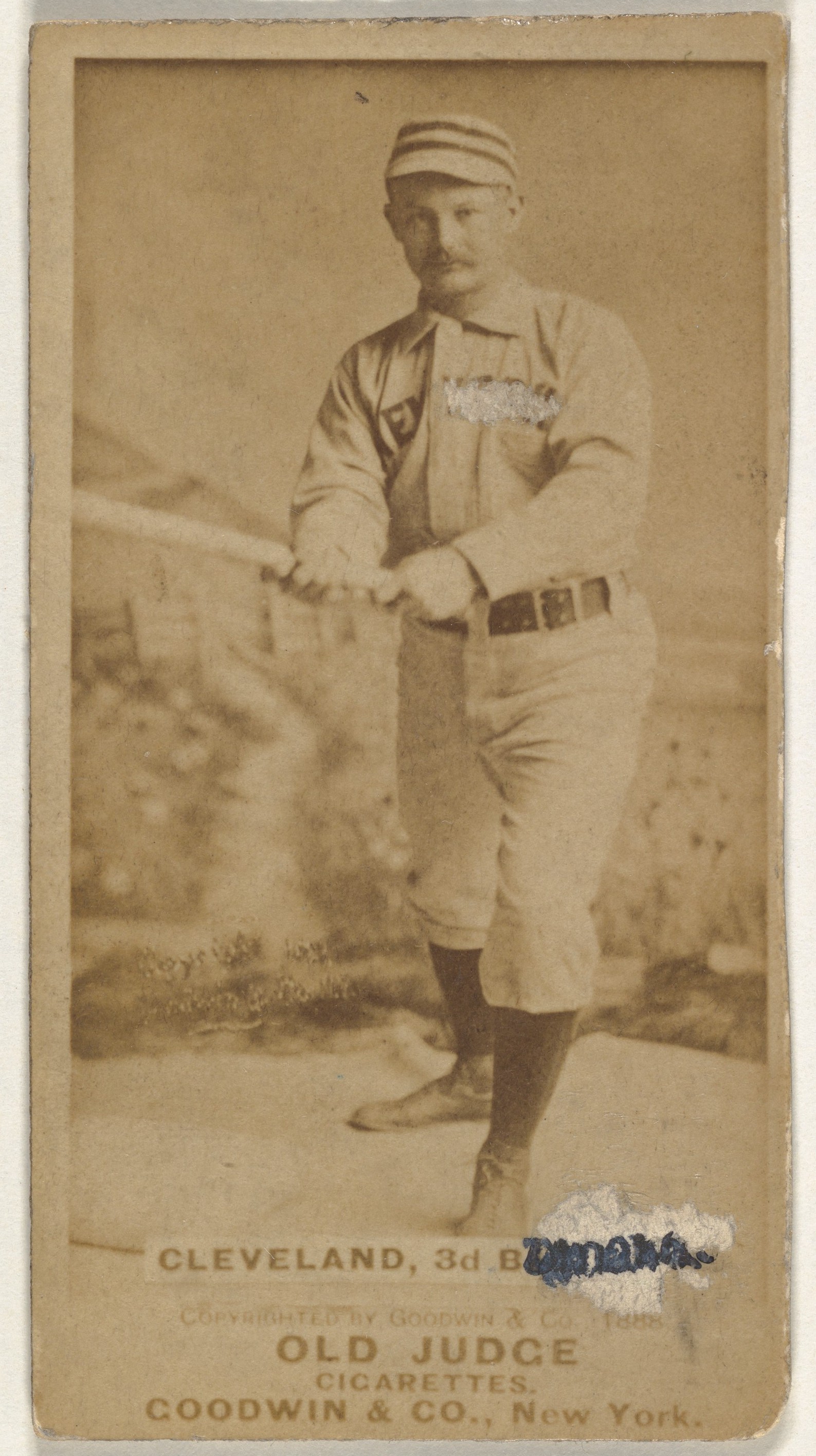 1888 Cleveland Vintage Baseball Card