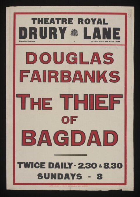 The Thief of Bagdad Theatre Poster