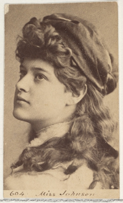 Vintage Portrait of Miss Johnson