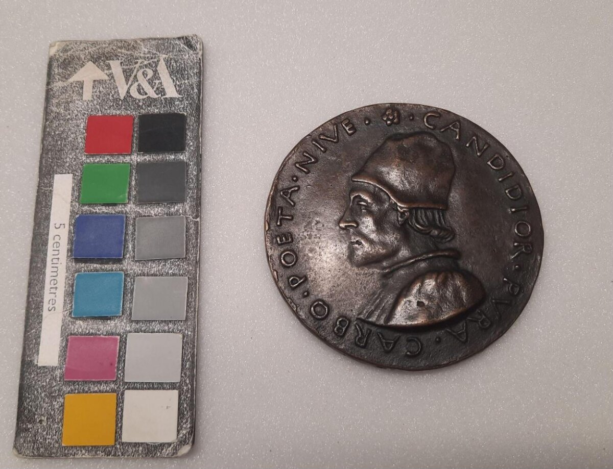 Bronze Portrait Commemorative Medal