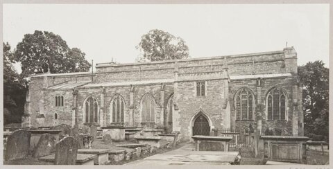 Old Stone Church with Graveyard