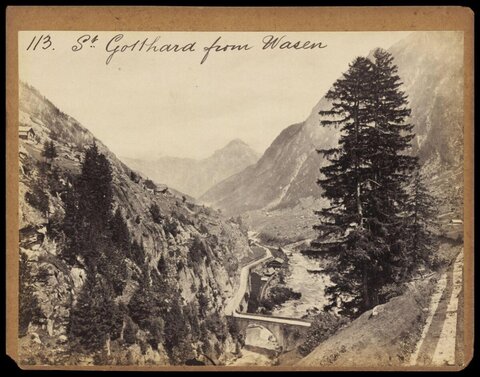 St Gotthard Valley from Wasen