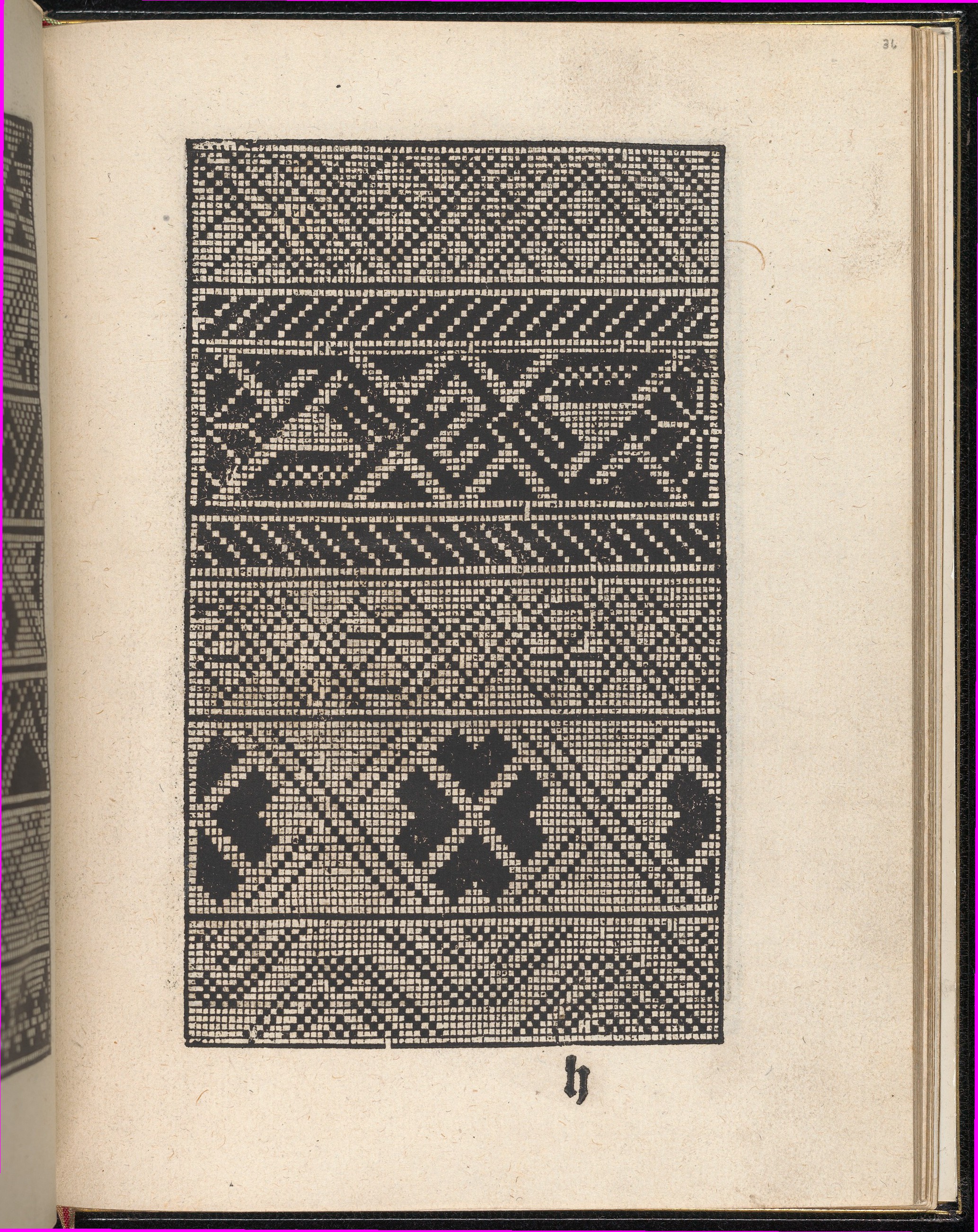 Antique Geometric Weaving Pattern