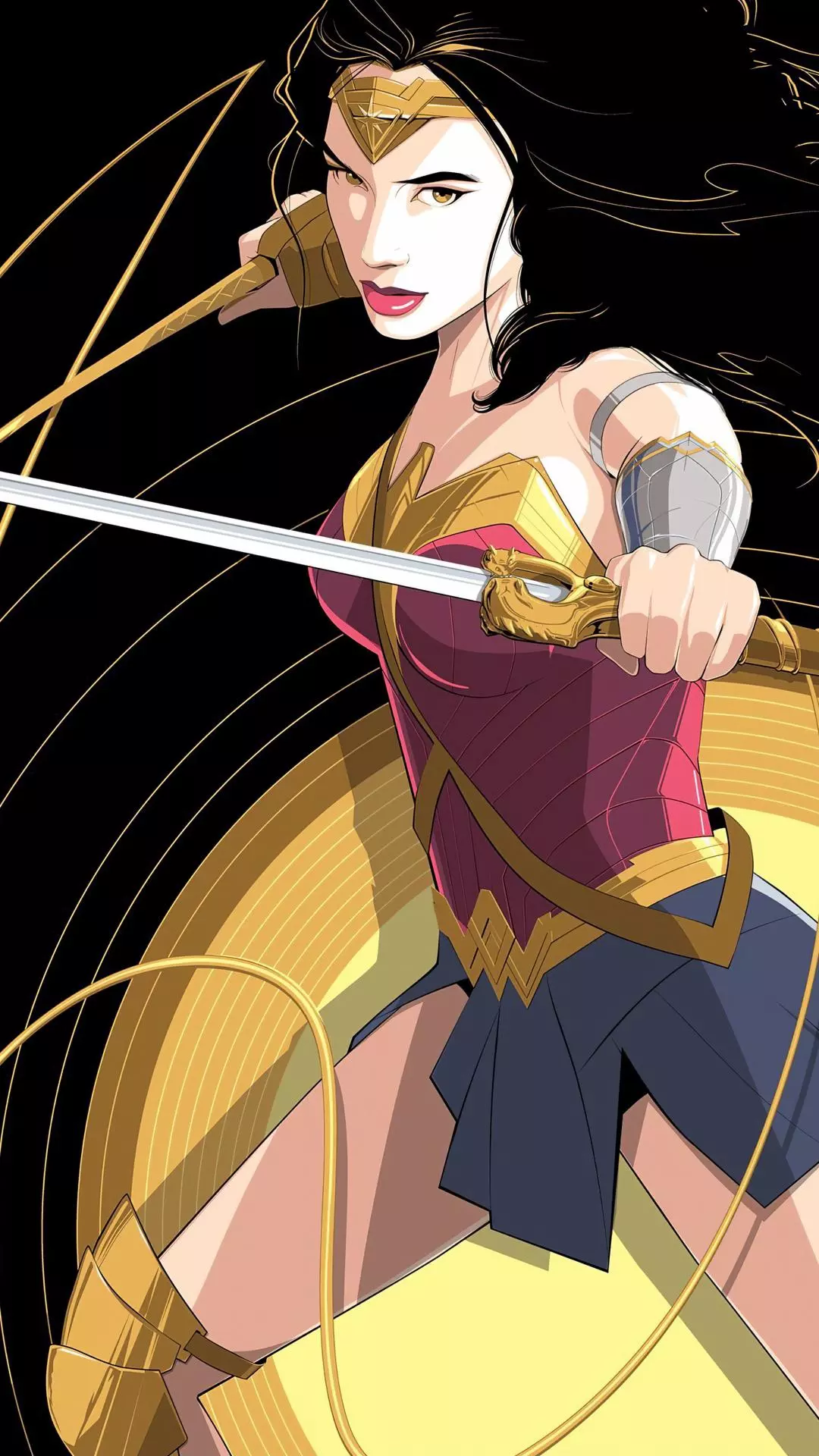 Wonder Woman Ready for Battle
