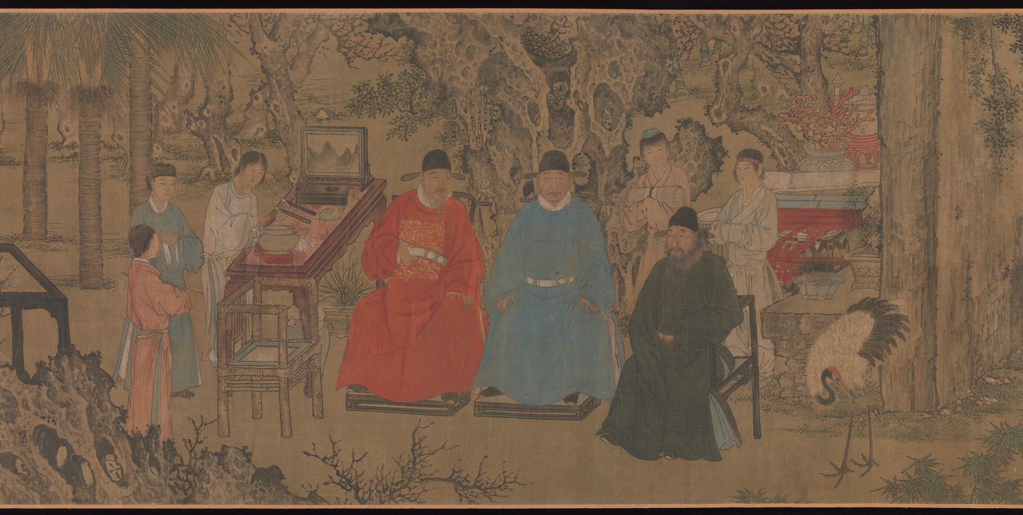 Ming Dynasty Official Gathering Painting