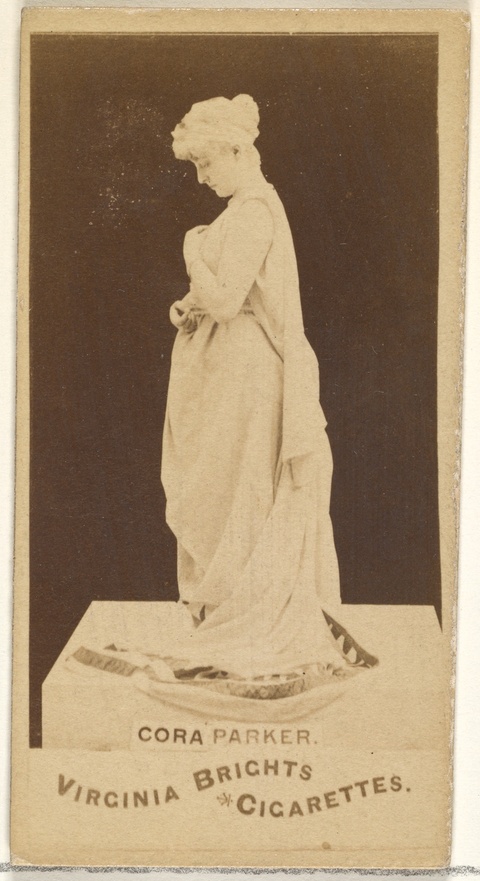 Cora Parker Portrait Cigarette Card