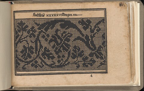 Vintage Needlework Pattern Book Page