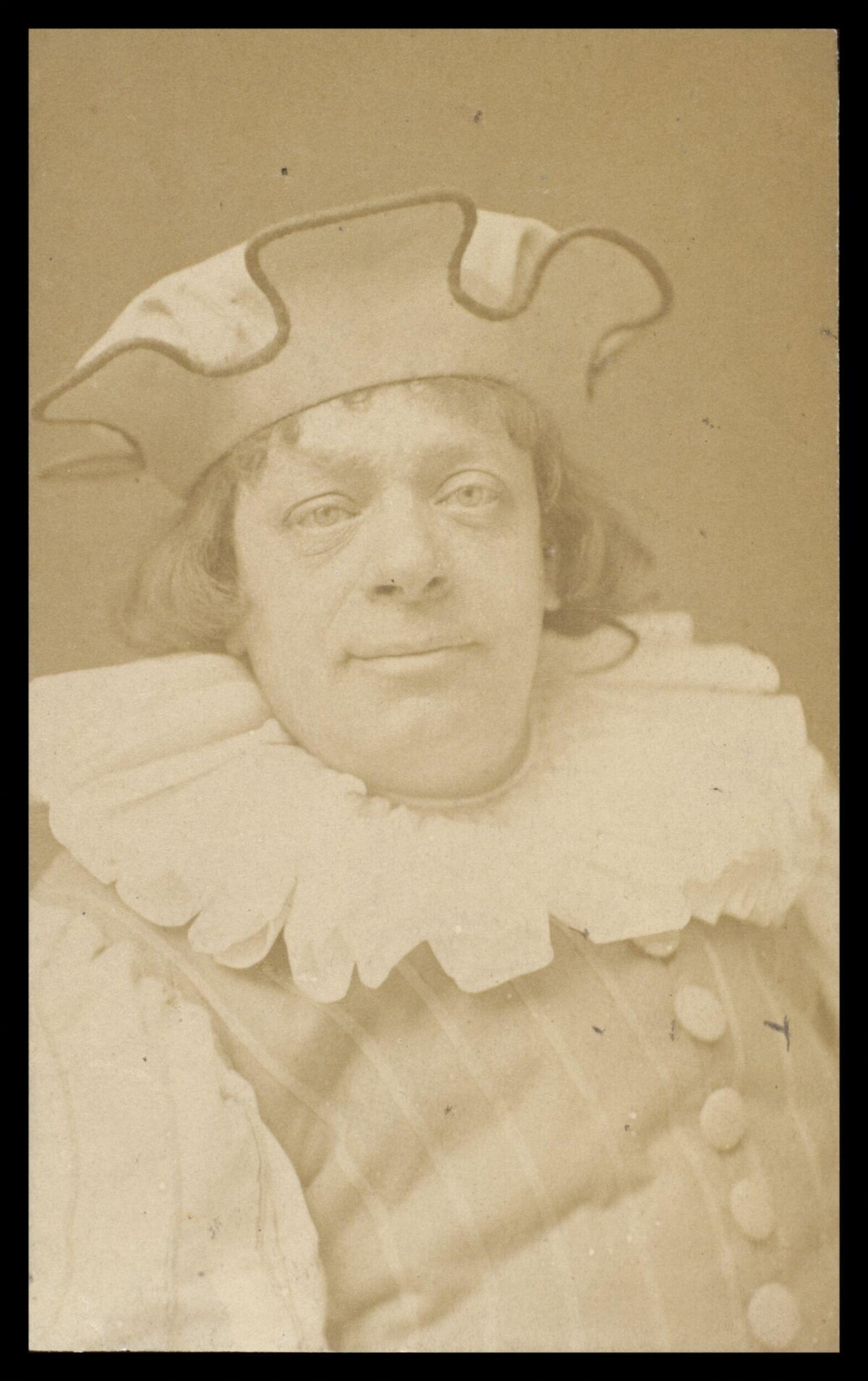 Vintage Clown Performer Portrait