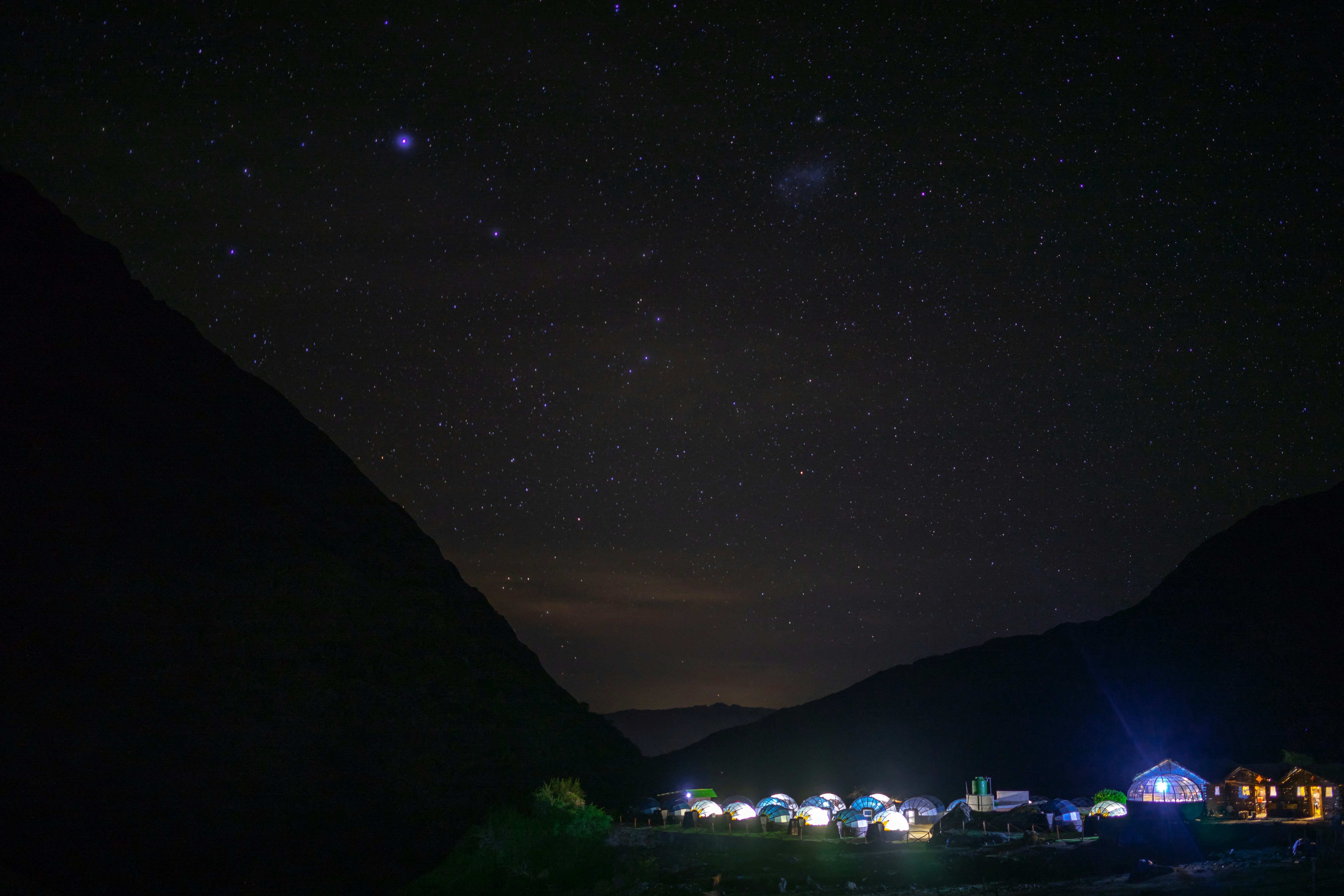 Starry Night Mountain Campsite