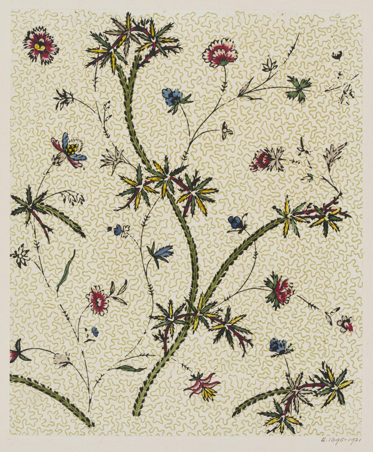 Vintage Floral Textile Pattern